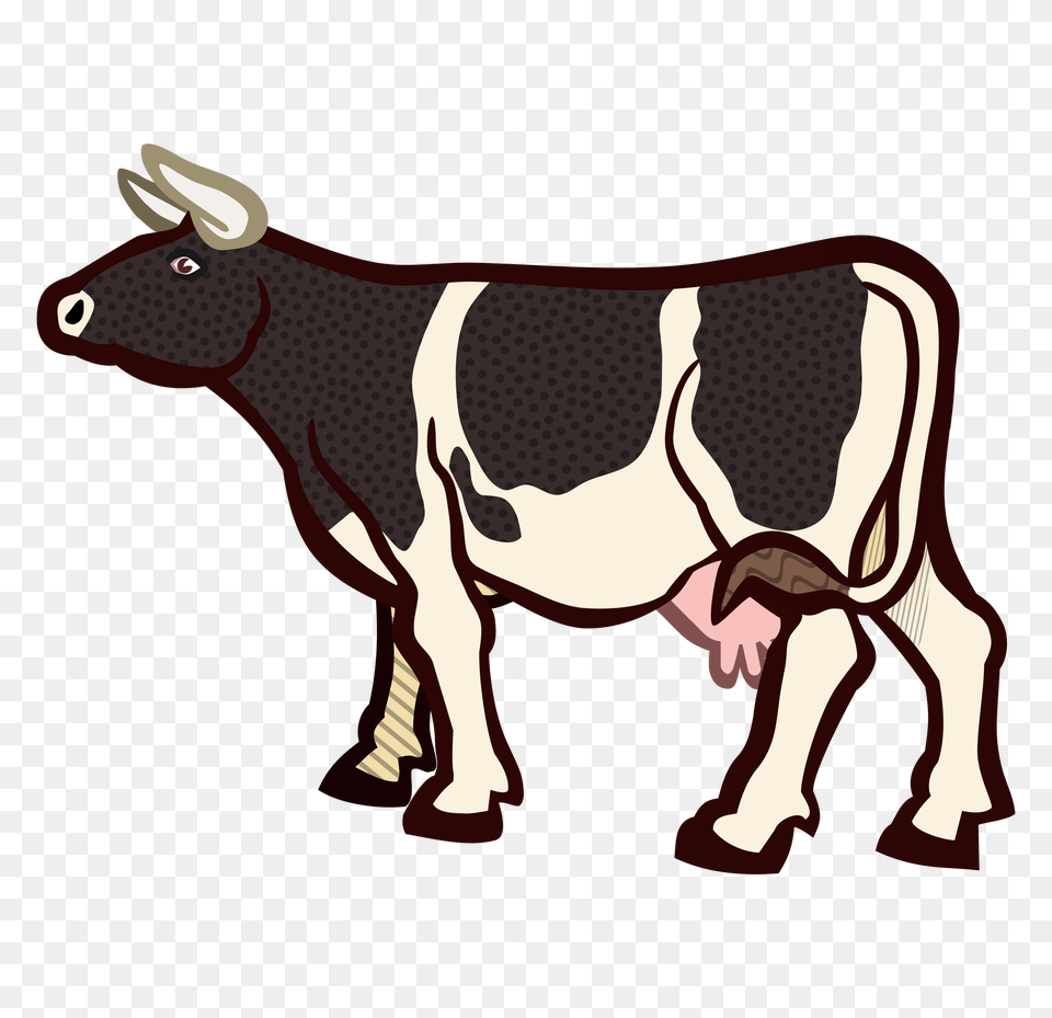 Cow Vector Art Image, Animal, Cattle, Dairy Cow, Livestock Free Png Download