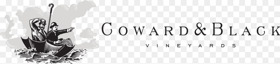 Coward Amp Black Vineyards Logo Illustration, Body Part, Finger, Hand, Person Free Png Download