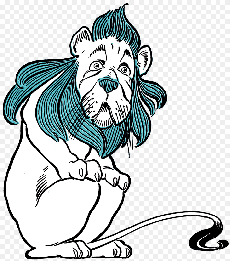 Cowardly Lion, Art, Baby, Person, Drawing Png