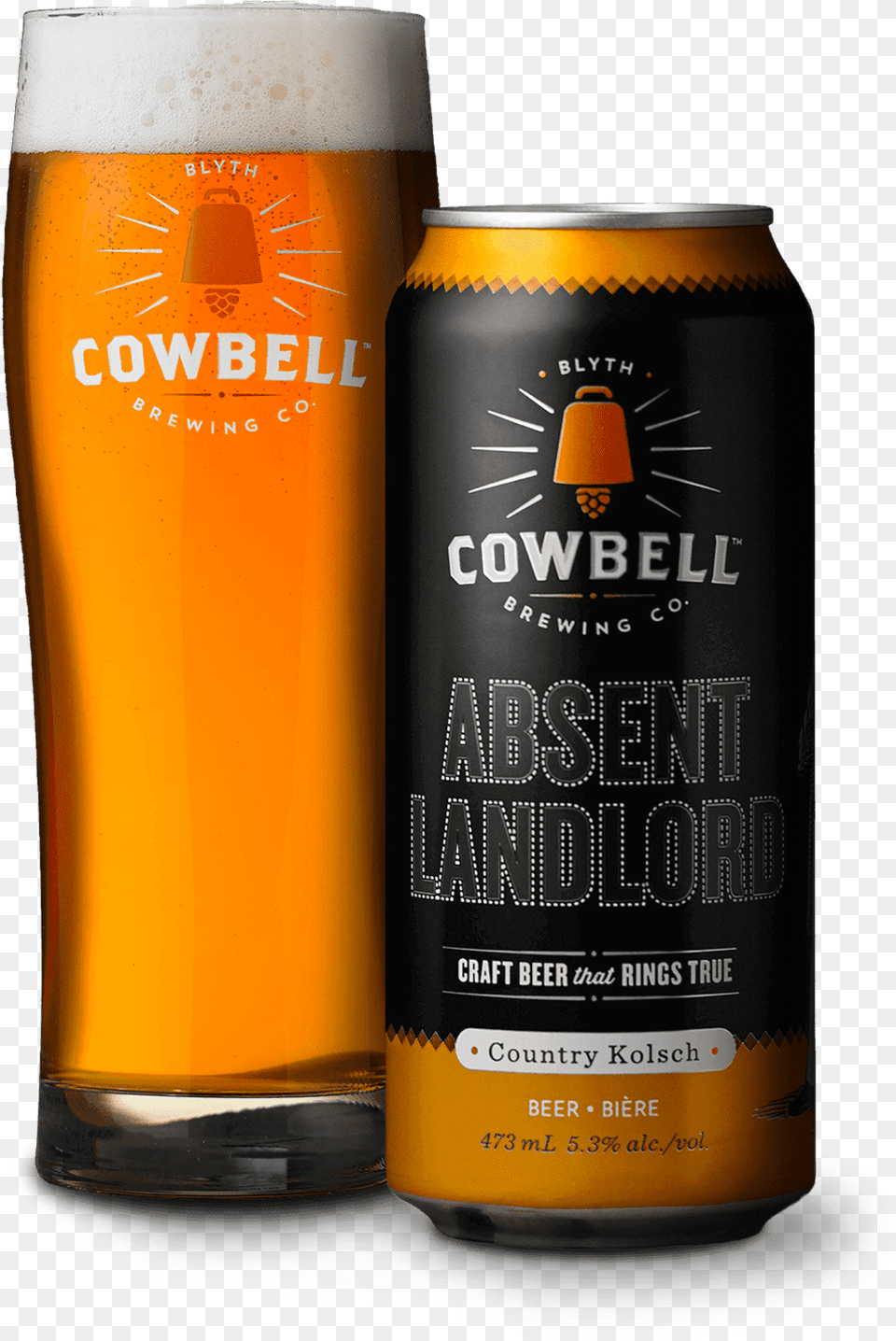 Cowbell Absent Landlord Beer Thumbnail Cowbell Absent Guinness, Alcohol, Beverage, Glass, Lager Png Image