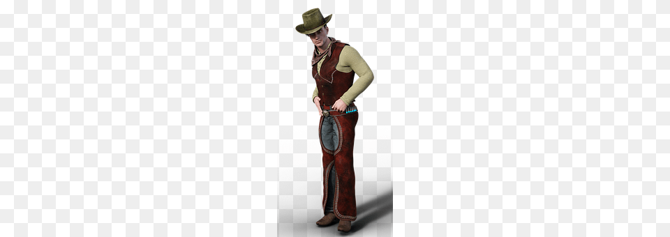 Cowboy Adult, Weapon, Person, Hat Png Image