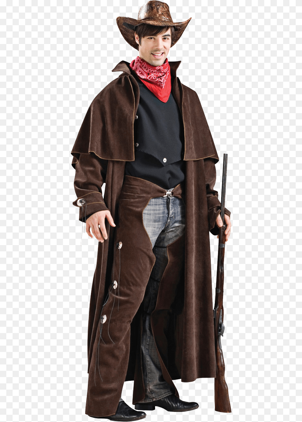 Cowboy, Clothing, Coat, Costume, Person Png
