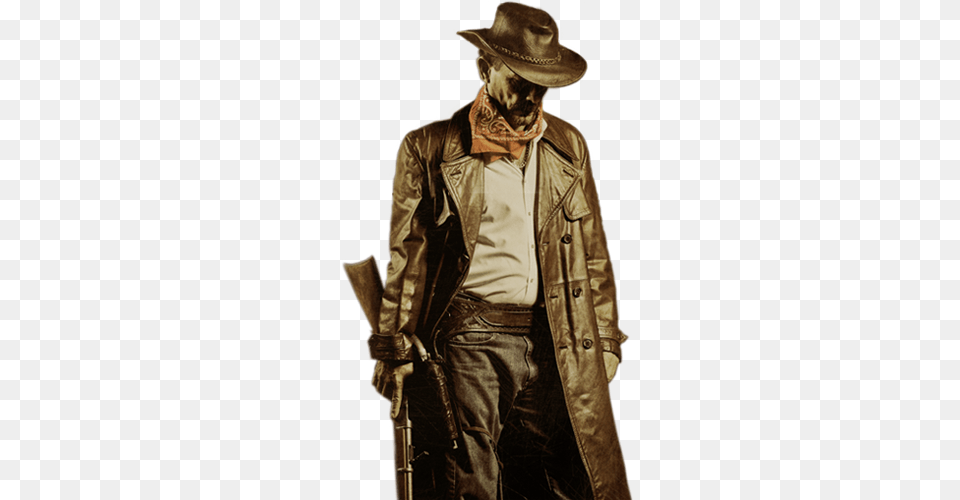 Cowboy, Clothing, Coat, Hat, Jacket Free Png