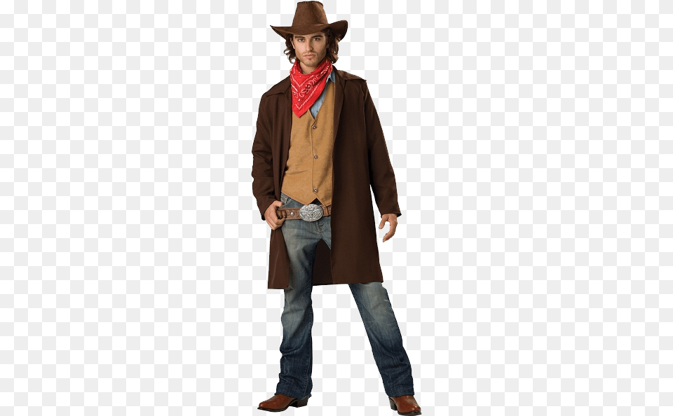 Cowboy, Adult, Person, Clothing, Coat Png