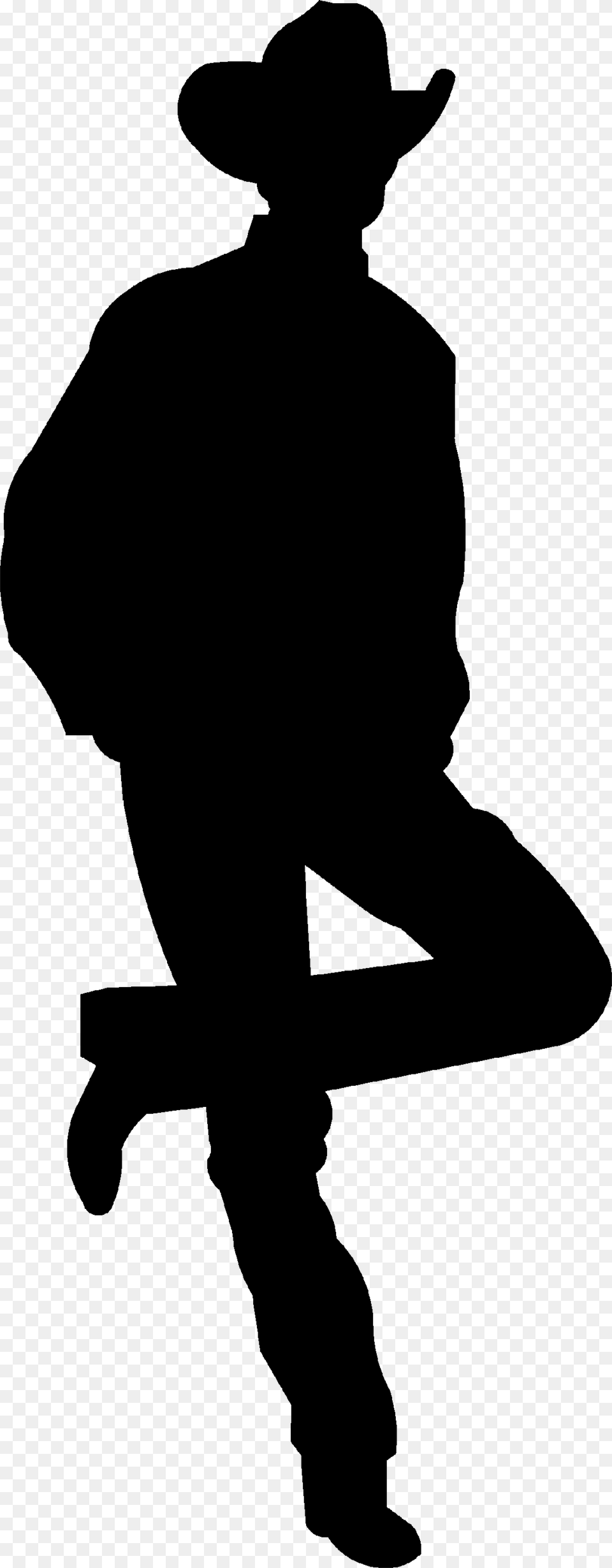 Cowboy, Clothing, Hat, Silhouette, Adult Free Transparent Png