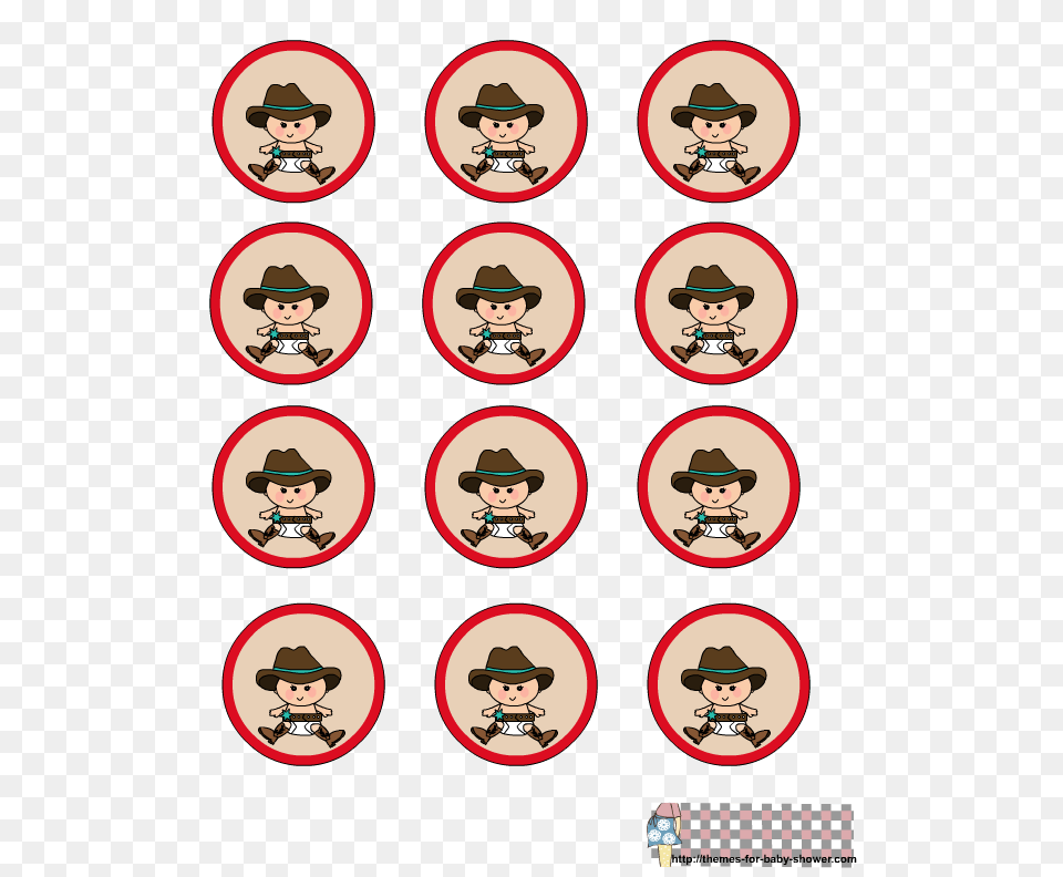 Cowboy Baby Shower Clipart Cowboy Cowgirl Baby Shower Clip Art, Person, Sticker, Face, Head Png Image