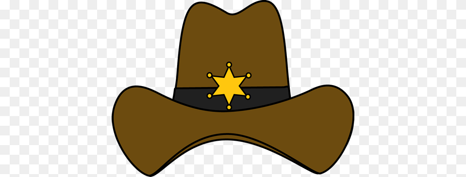Cowboy Badge Cliparts, Clothing, Cowboy Hat, Hat Free Png Download