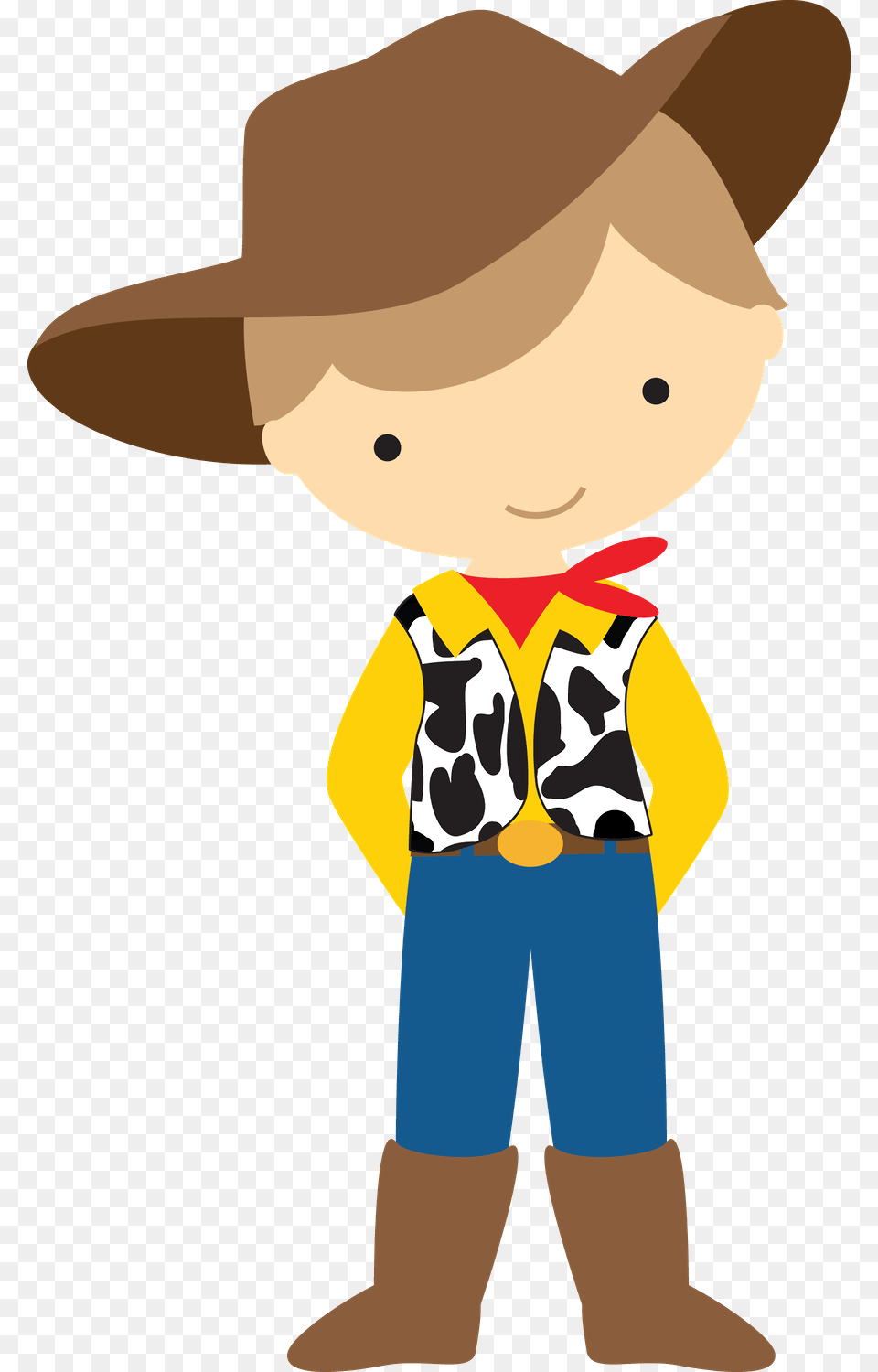 Cowboy Black And White Clip Art, Clothing, Hat, Baby, Person Free Png