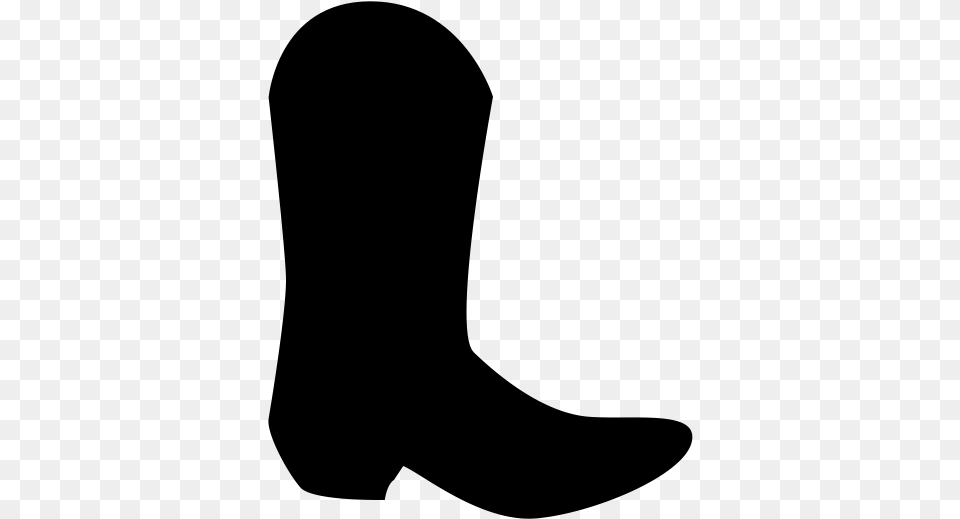 Cowboy Boot, Gray Png Image