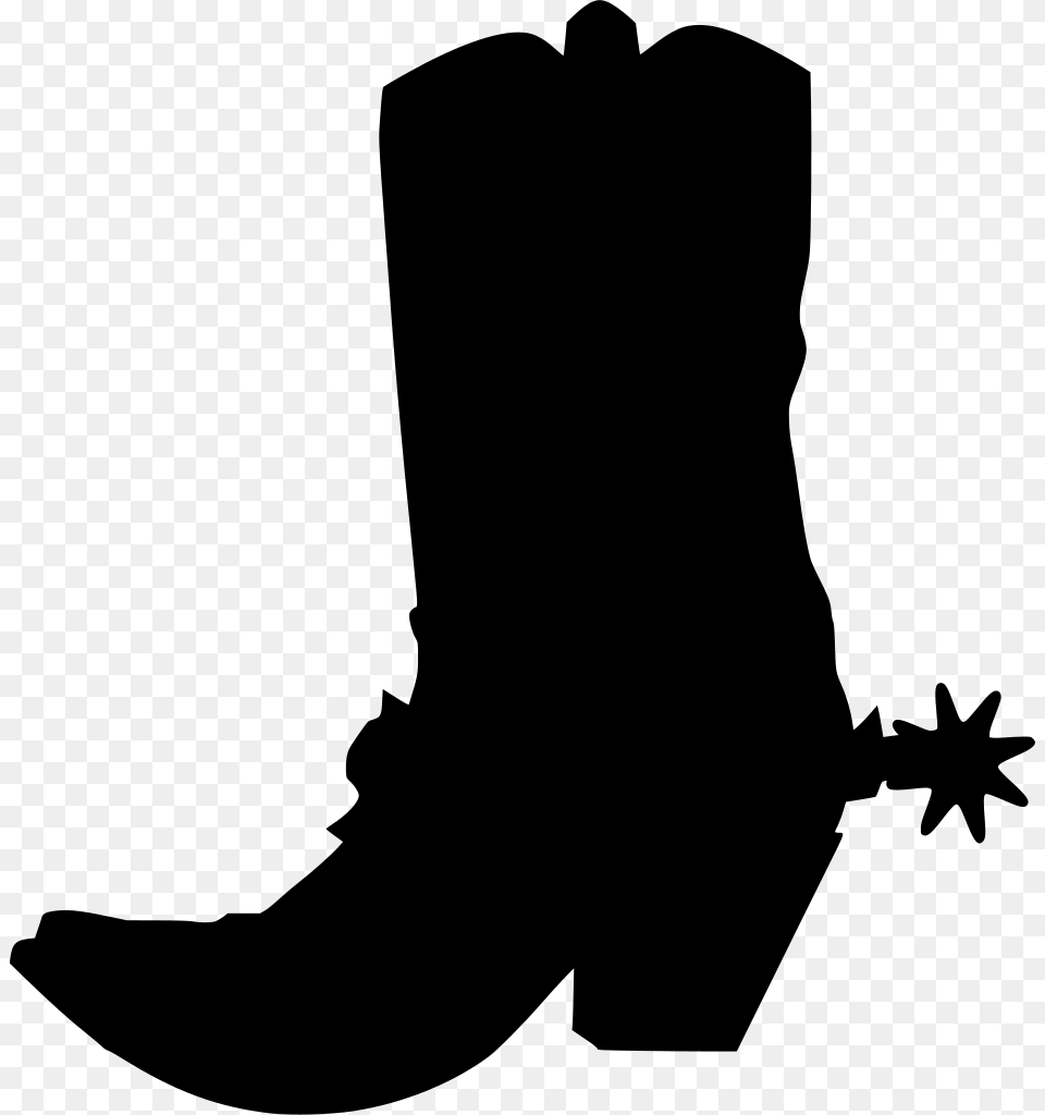 Cowboy Boot Clip Art Western Clipart Cowboy Boot, Gray Png Image