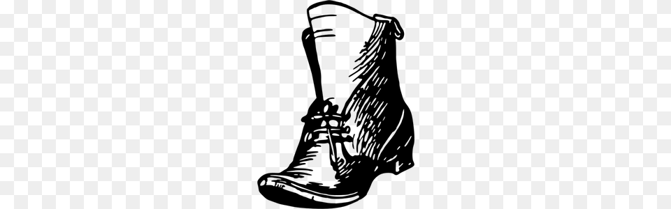 Cowboy Boot Clipart, Gray Free Png Download