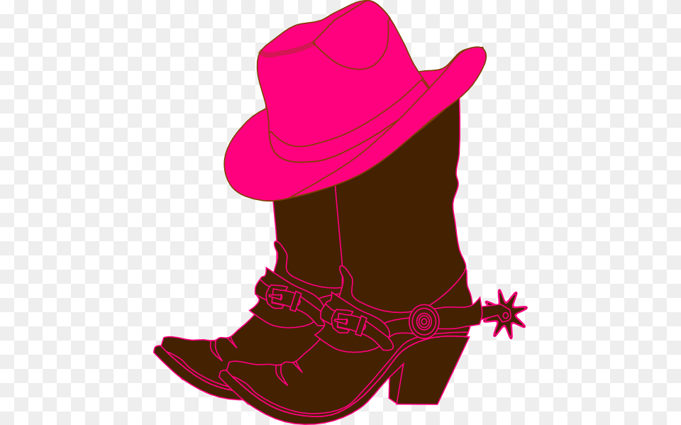 Cowboy Boot Clipart, Clothing, Hat, Cowboy Hat, Sun Hat Png Image