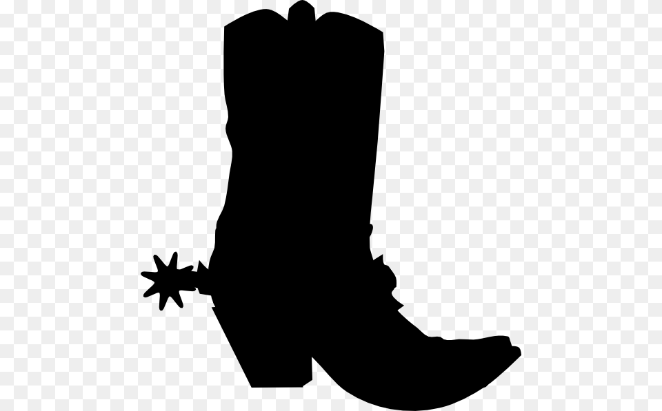 Cowboy Boot Cowboy Hat Clip Art Cowboy Boots Silhouette, Gray Png