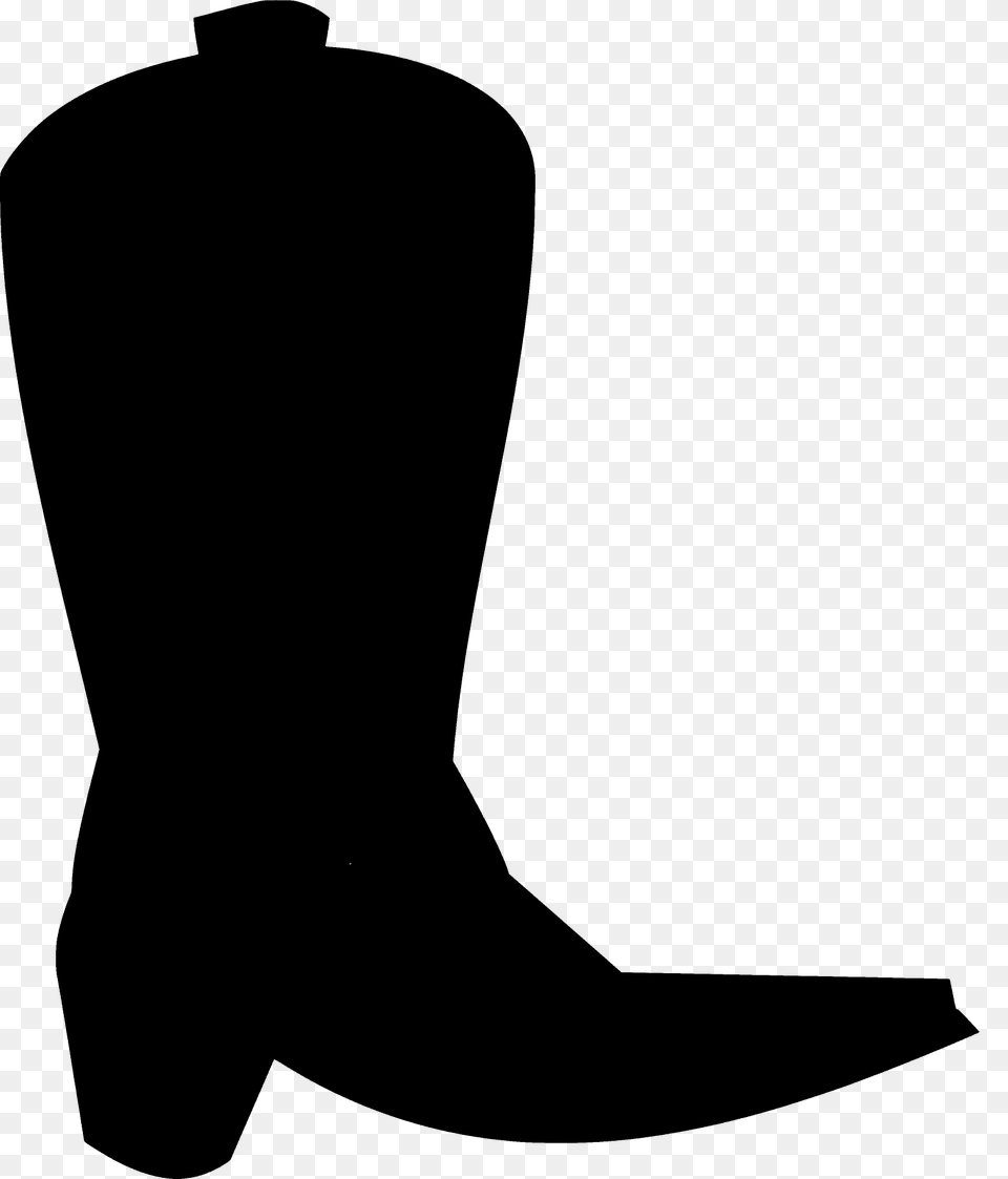 Cowboy Boot Silhouette, Clothing, Footwear, Cowboy Boot Free Png Download