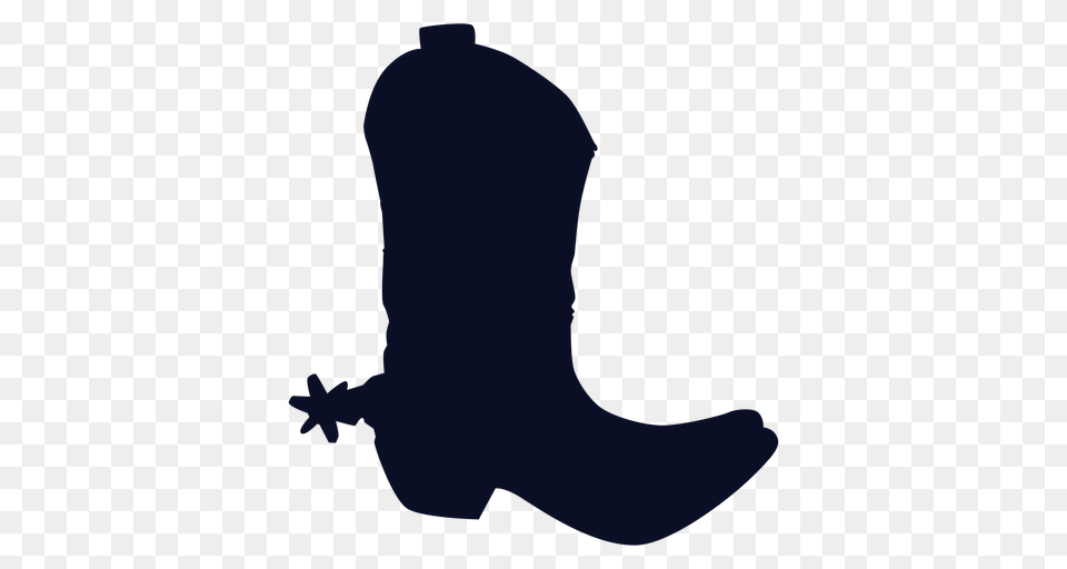 Cowboy Boot Silhouette, Clothing, Footwear, Cowboy Boot Free Png