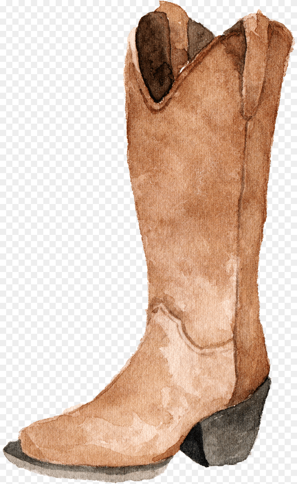 Cowboy Boot Watercolor Painting Drawing Watercolor Boots, Clothing, Footwear, Cowboy Boot Png