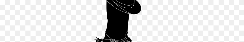 Cowboy Boots Clipart Cowboy Cowgirl Silhouette Clip Art Use, Clothing, Hat, Cowboy Hat Png Image