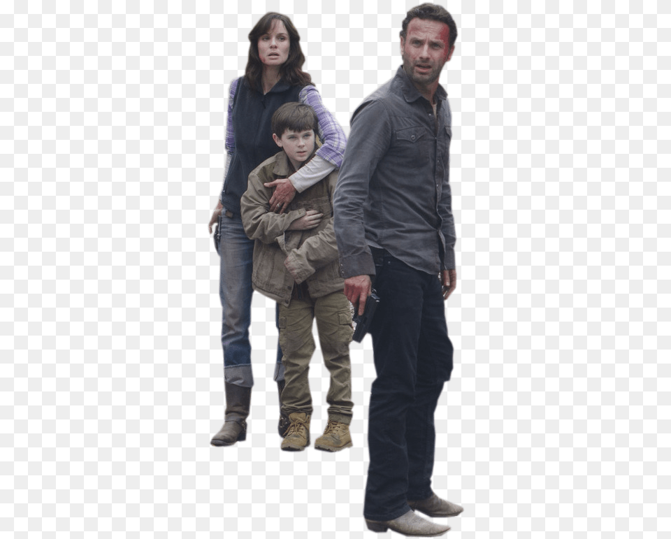 Cowboy Boots Rick Grimes Twd, Long Sleeve, Clothing, Coat, Sleeve Free Png Download
