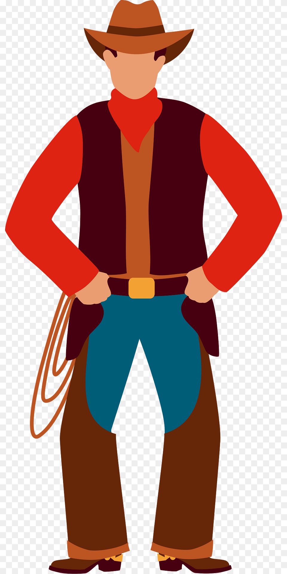 Cowboy Clipart, Clothing, Hat, Person, Cowboy Hat Free Png Download