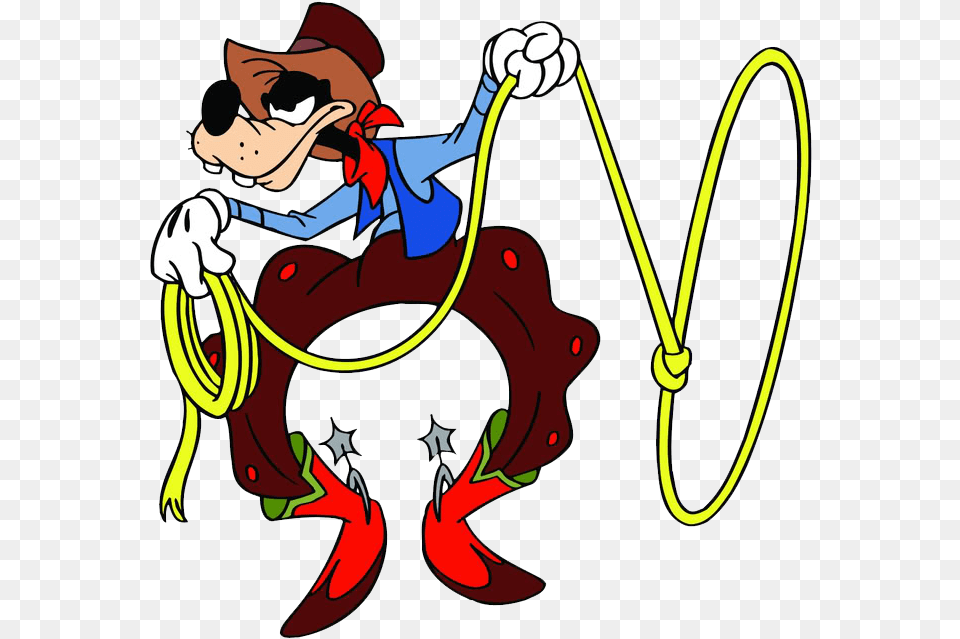 Cowboy Clipart Goofy As A Cowboy, Rope, Person Free Transparent Png