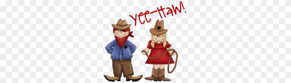 Cowboy Clipart School, Clothing, Hat, Baby, Person Free Png Download