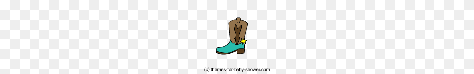 Cowboy Cowgirl Baby Shower Clip Art, Boot, Clothing, Footwear, Cowboy Boot Png Image