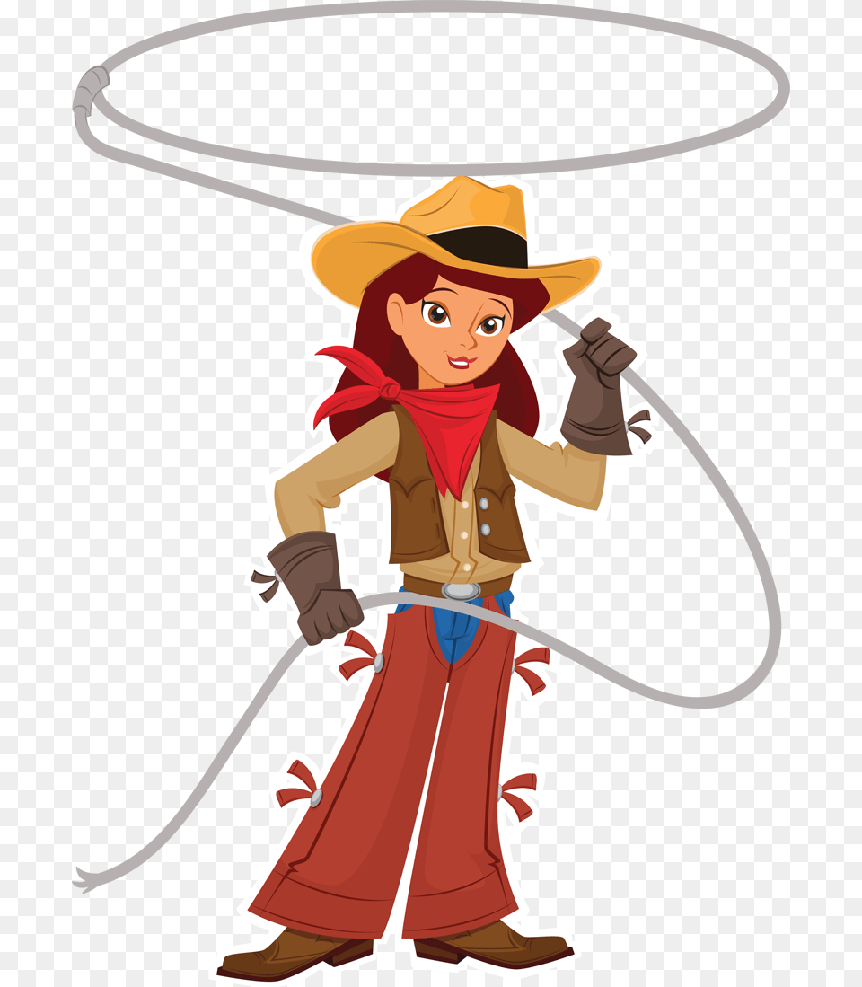Cowboy Cowgirl Clipart 2 Clipartwiz Transparent Cowboys Clipart, Baby, Person, Clothing, Hat Png Image