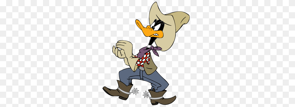 Cowboy Daffy Duck I Love Cowboys Dessin, Clothing, Hat, Cartoon, Baby Free Png Download