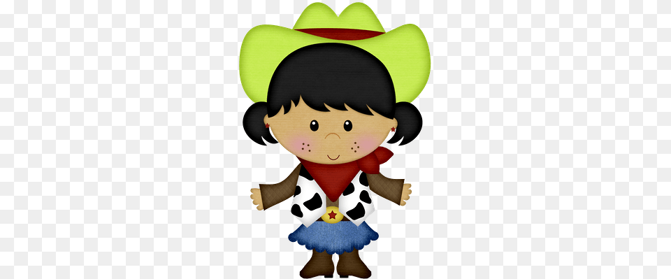 Cowboy E Cowgirl, Baby, Person, Toy Free Png Download
