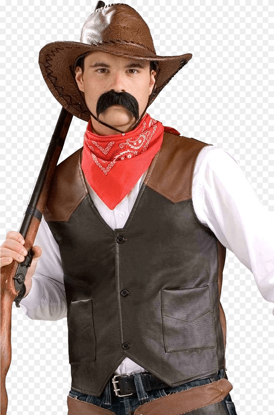 Cowboy Halloween Cowboy Costume, Vest, Clothing, Hat, Person Free Transparent Png