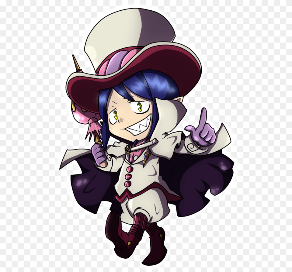 Cowboy Hat Ao No Exorcist Mephisto Chibi, Book, Comics, Publication, Baby Free Png