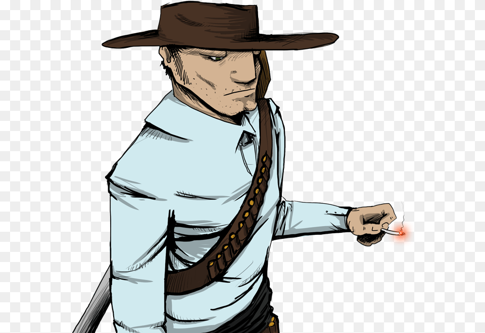 Cowboy Hat Cartoon Webcomic Cowboy Hat Webcomics, Clothing, Adult, Person, Man Png