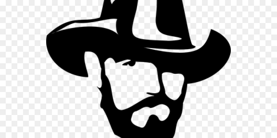 Cowboy Hat Clipart, Gray Free Transparent Png