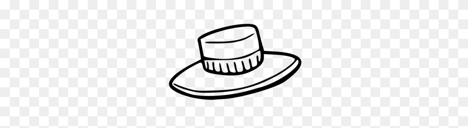 Cowboy Hat Clipart, Gray Free Transparent Png
