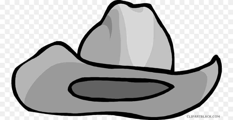 Cowboy Hat Clipart Black And White, Clothing, Cowboy Hat, Adult, Female Png
