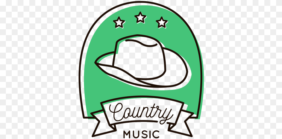 Cowboy Hat Country Music Symbol Simbolo De Musica Country, Clothing, Cowboy Hat Png