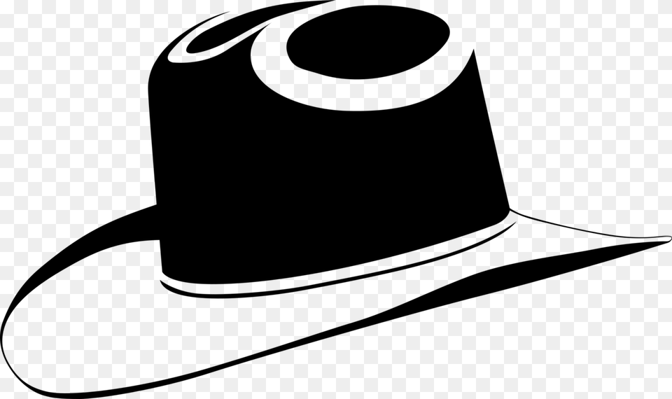 Cowboy Hat Fedora, Gray Free Png Download