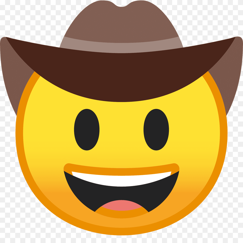 Cowboy Hat Face Emoji Clipart, Ball, Clothing, Rugby, Rugby Ball Free Png Download