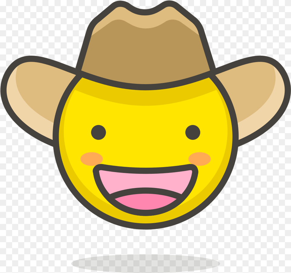 Cowboy Hat Face Emoji Cowboy Hat Cute, Clothing, Cross, Symbol, Cowboy Hat Free Transparent Png