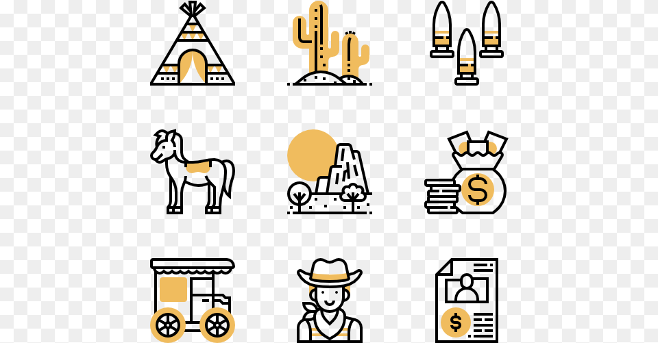 Cowboy Hip Hop Icons, Text, Astronomy, Moon, Nature Png Image