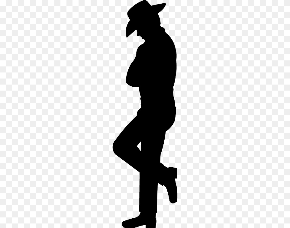 Cowboy Images In This, Clothing, Hat, Silhouette, Adult Free Png Download