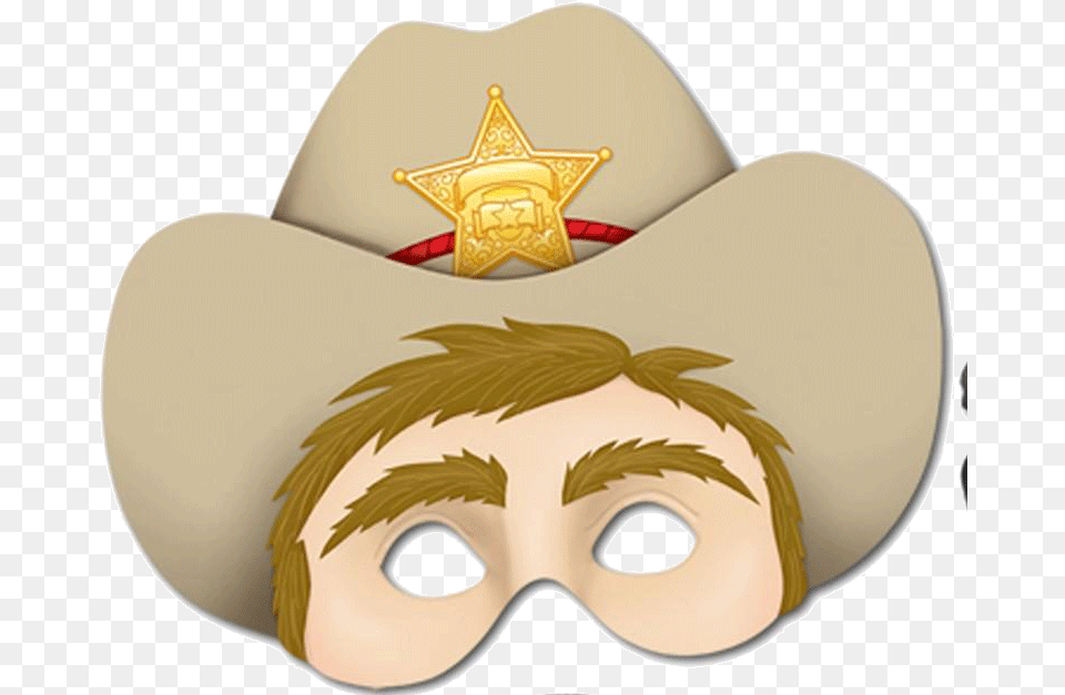 Cowboy Photo Booth Props Printables Printable Cowboy Photo Booth, Clothing, Hat, Face, Head Free Png Download