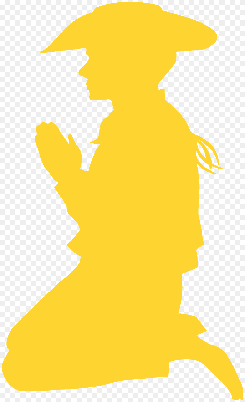 Cowboy Praying Silhouette, People, Person, Baby, Graduation Png
