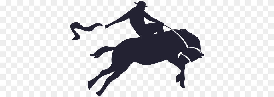 Cowboy Rodeo Silhouette, Person, People, Baby, Head Free Transparent Png