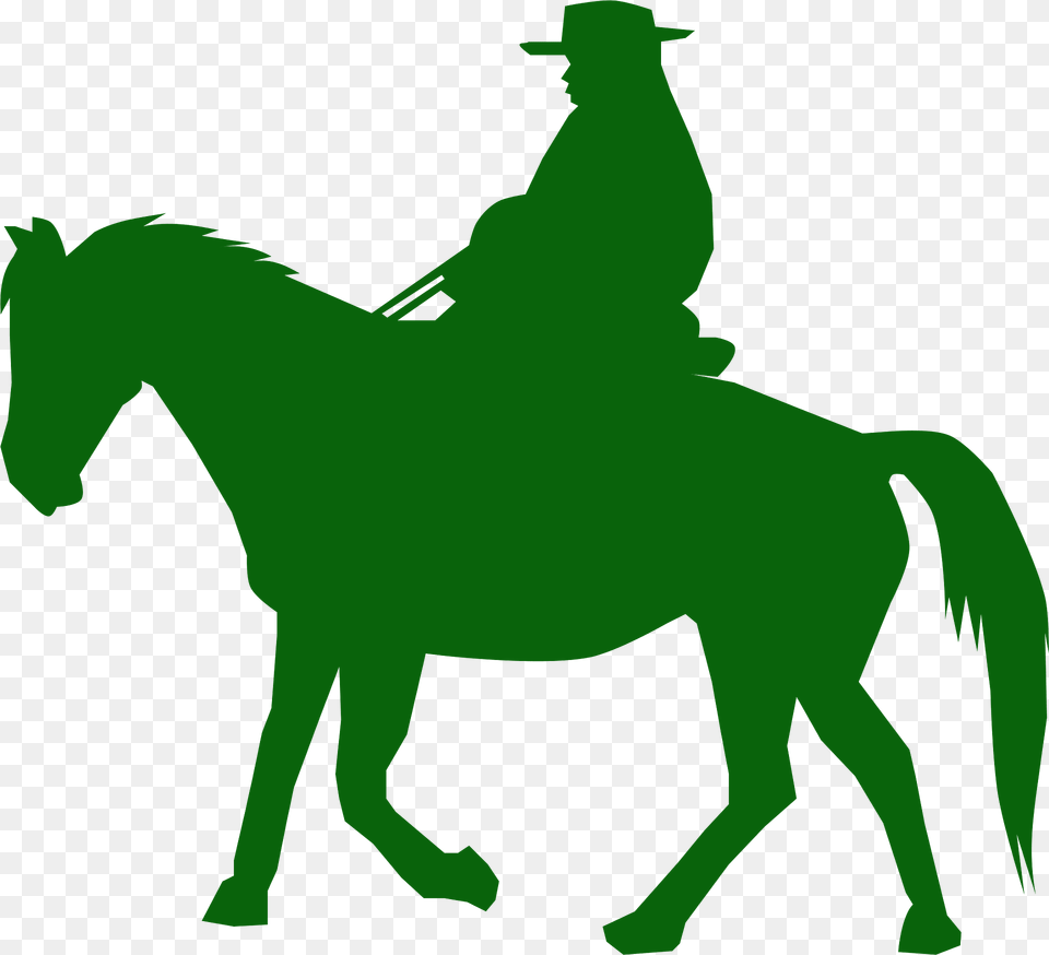 Cowboy Silhouette, Animal, Equestrian, Horse, Mammal Free Transparent Png