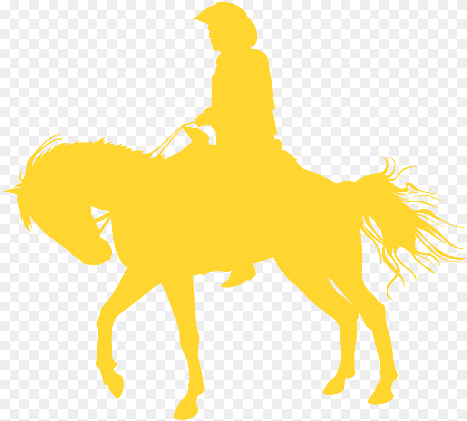 Cowboy Silhouette, Animal, Equestrian, Horse, Mammal Free Png