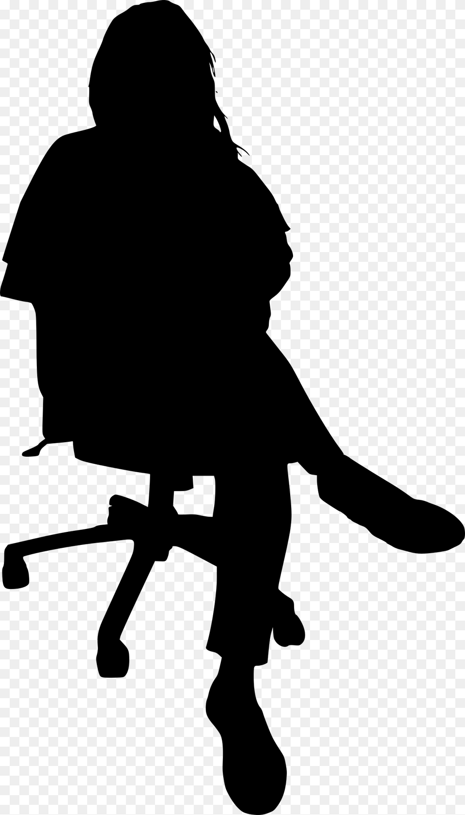 Cowboy Silhouette No Background, Gray Png Image