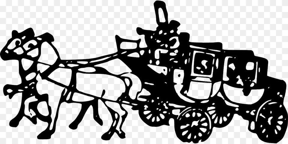 Cowboy Stagecoach Clipart, Carriage, Vehicle, Transportation, Wheel Png