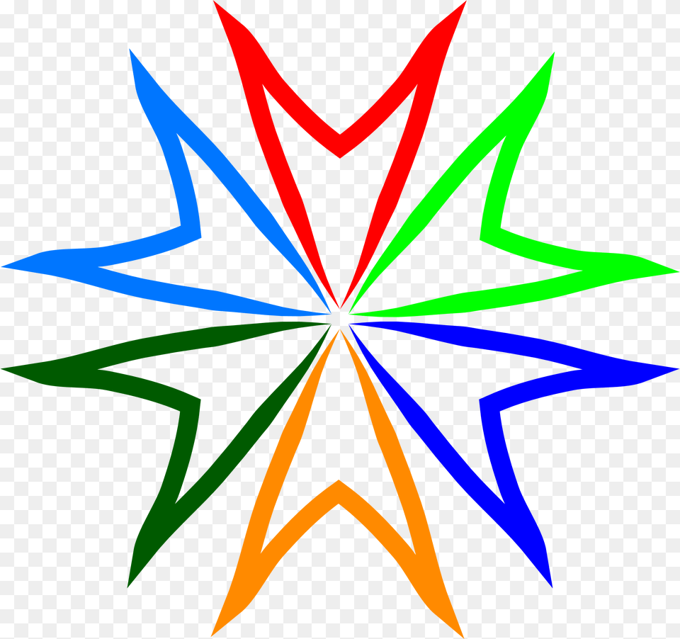 Cowboy Star Clipart Colorful Star, Star Symbol, Symbol, Light, Nature Free Png Download