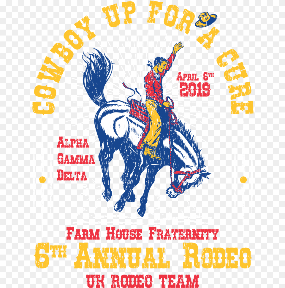 Cowboy Up For A Cure 2019 Artwork Poster, Advertisement, Baby, Person Free Png